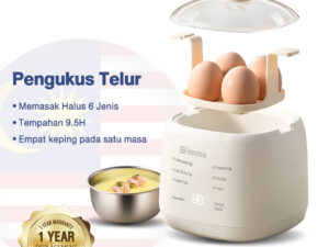 Simmo Electric Egg Boiler Egg Cooker 200W 4 Egg Boiler Capacity Automatic Quickly Cooked Multifunctional Egg Steamer