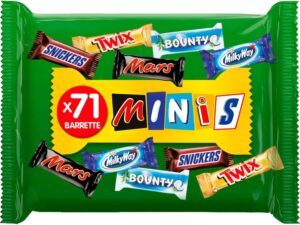 Mars Ultra Mini Assortment (71 Pieces): Snickers, Twix, Mars, Milky Way, Bounty