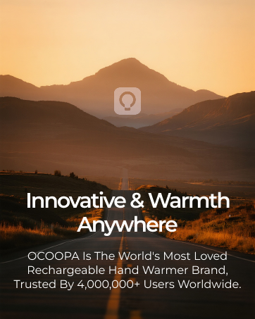 OCOOPA AI Magnetic Hand Warmers Rechargeable 2 Pack. 5000mAh Ultra-Thin Electric Glove Heater Handwarmer.UL Certified. Men Women Gifts for Christmas.Birthday.Winter Essentials.UT4 Young
