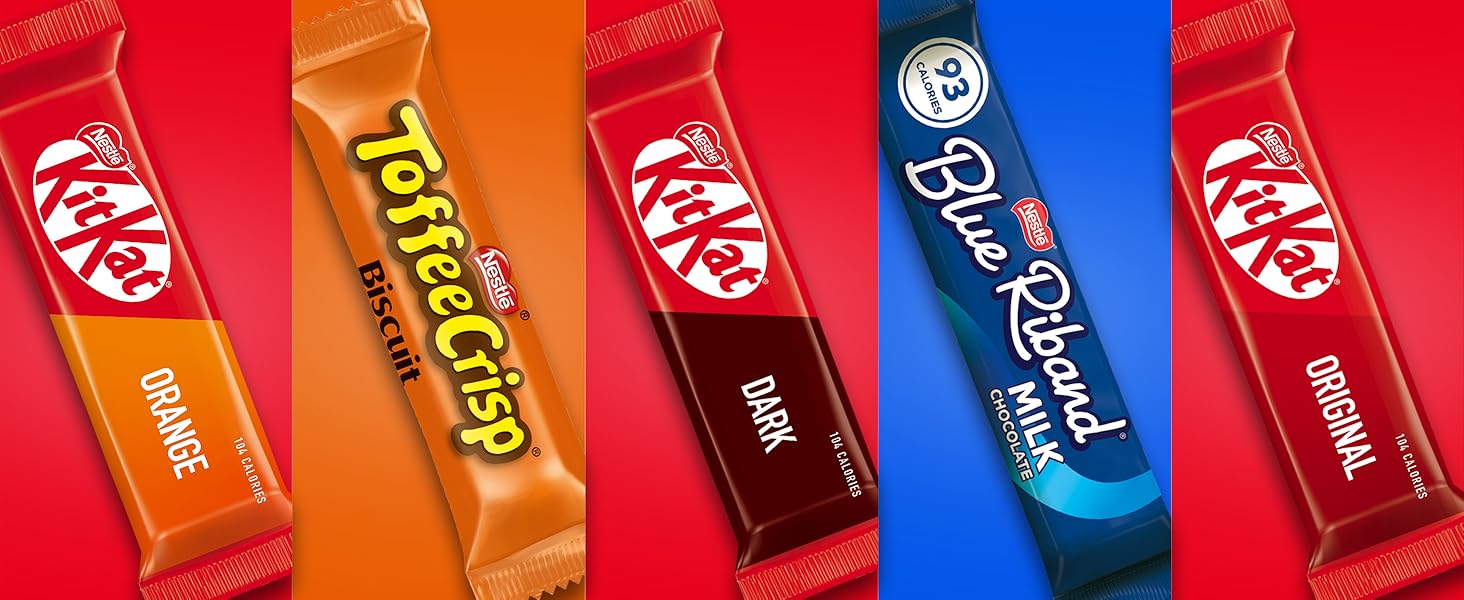 【Limited-Time Offer】Nestlé KitKat & Friends Extra-Large Biscuit Gift Box | 69 Chocolate Biscuit Sticks – KitKat, Blue Ribbon, Toffee Crunch | 1.357kg per Box