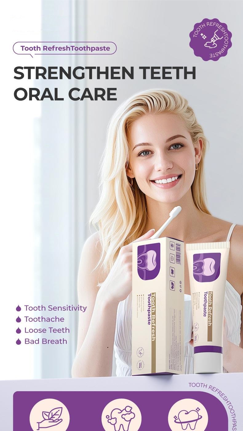 🔥Oral Care Toothpaste. Fresh Breath. Prevent Tooth Loss. Natural Ingredients. Gentle Care✈Fast Shipping Worldwide