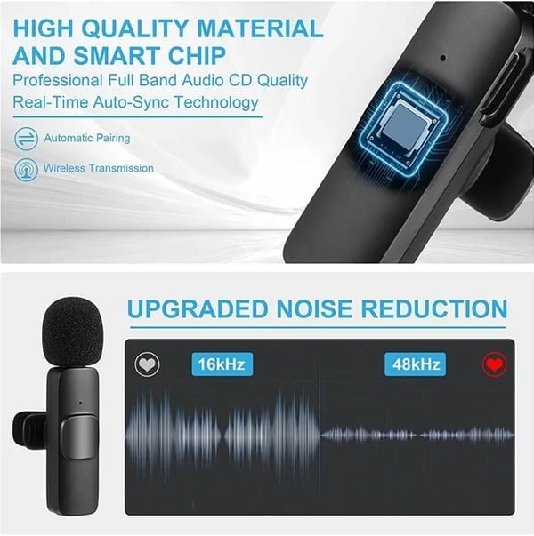 48% OFF New Wireless Lavalier Microphone